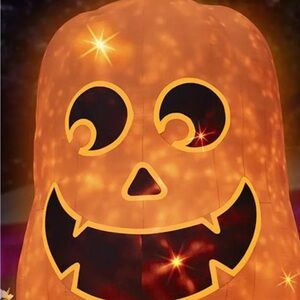 The 16' Glowing Inflatable Jack O' Lantern - Orange